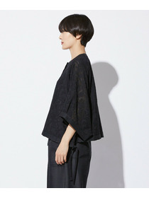 【MOGA Collection】【Lサイズ】MOGA Collection　シアージャガード2WAYブラウス 詳細画像 ブラック 24