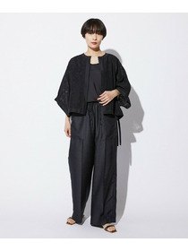 【MOGA Collection】【Lサイズ】MOGA Collection　シアージャガード2WAYブラウス 詳細画像 ブラック 9