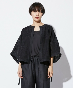 【MOGA Collection】【Lサイズ】MOGA Collection　シアージャガード2WAYブラウス 詳細画像 ブラック 2