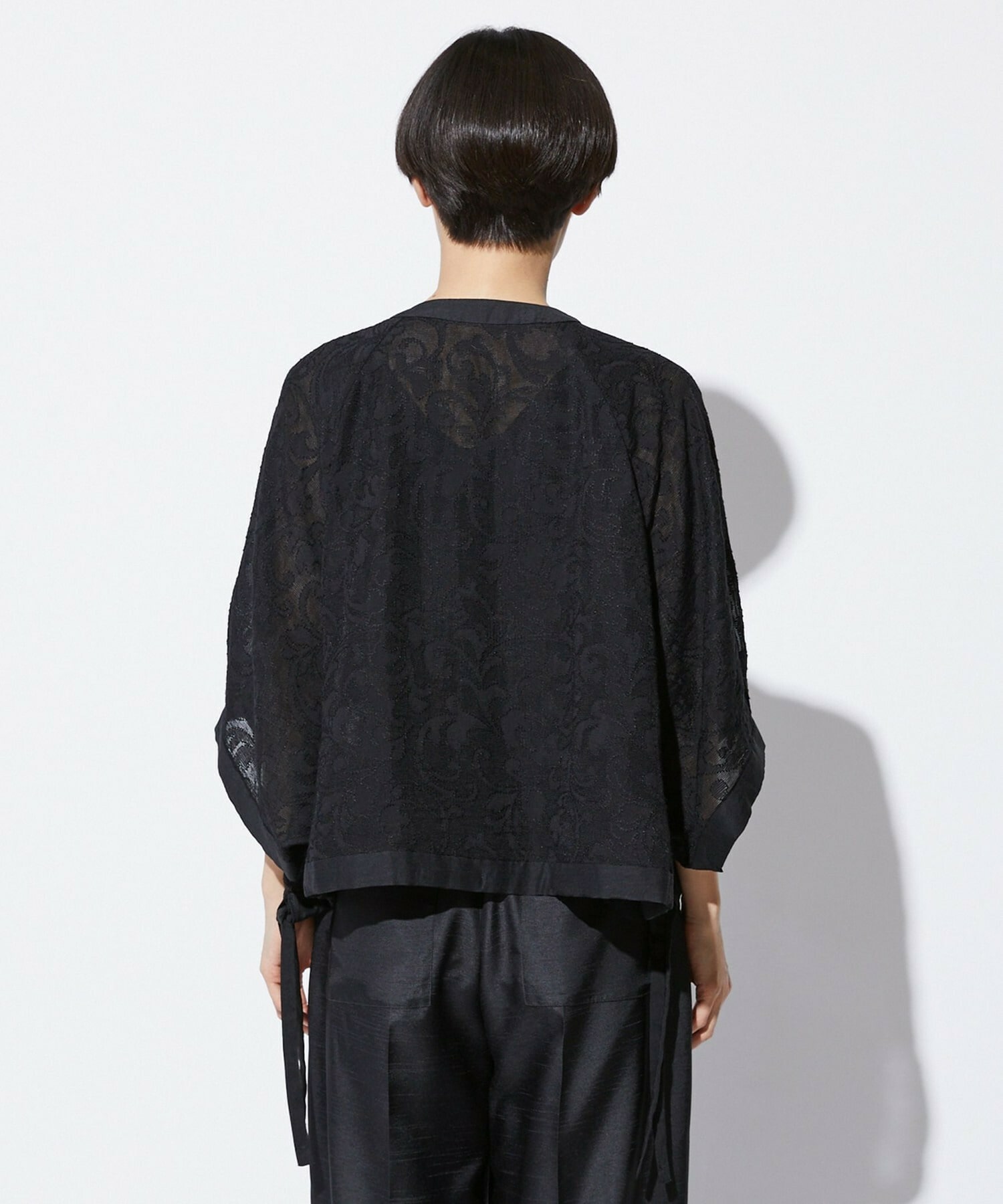 【MOGA Collection】【Lサイズ】MOGA Collection　シアージャガード2WAYブラウス 詳細画像 ブラック 25