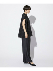 【MOGA Collection】【Lサイズ】MOGA Collection　フラワーカットジャガードブラウス 詳細画像 ブラック 18