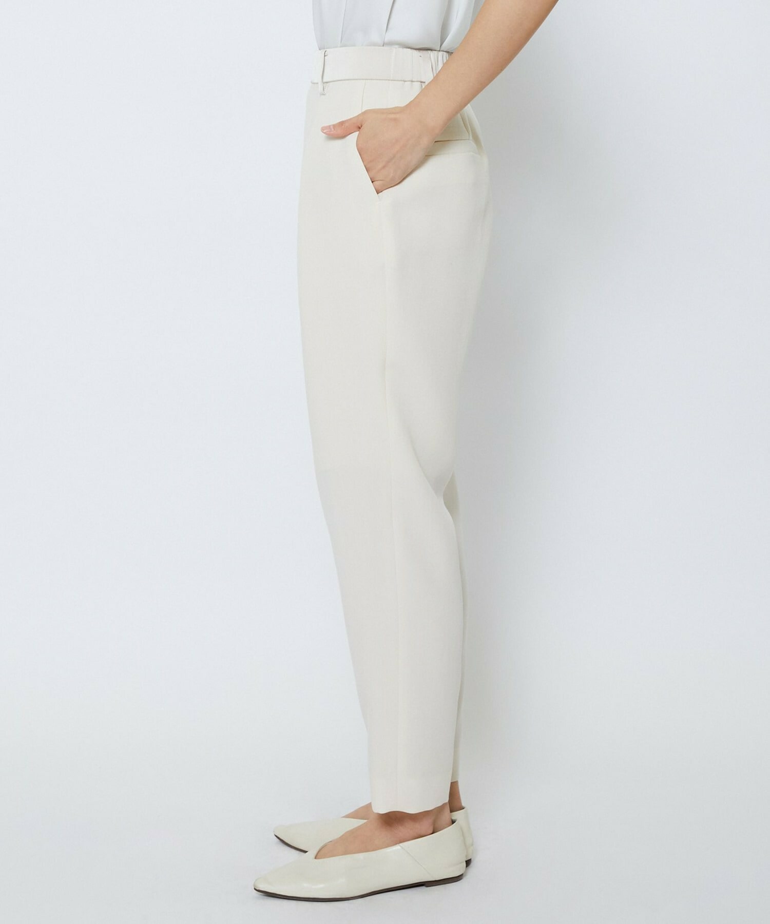 【MOGA Collection】【Lサイズ】MOGA Collection　レーヨンポリマットクロステーパードパンツ 詳細画像 キナリ 27