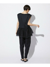 【MOGA Collection】【Lサイズ】MOGA Collection　コンパクトポンチフリルブラウス 詳細画像 ブラック 17