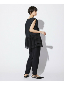 【MOGA Collection】【Lサイズ】MOGA Collection　コンパクトポンチフリルブラウス 詳細画像 ブラック 18