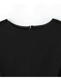 【MOGA Collection】【Lサイズ】MOGA Collection　コンパクトポンチフリルブラウス 詳細画像 ブラック 2