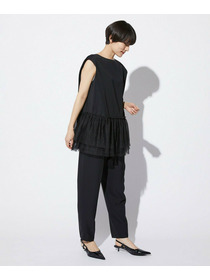 【MOGA Collection】【Lサイズ】MOGA Collection　コンパクトポンチフリルブラウス 詳細画像 ブラック 20