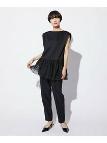 【MOGA Collection】【Lサイズ】MOGA Collection　コンパクトポンチフリルブラウス 詳細画像 ブラック 21