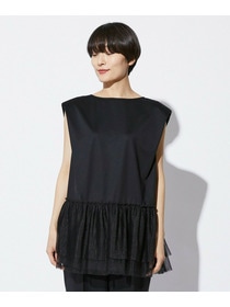 【MOGA Collection】【Lサイズ】MOGA Collection　コンパクトポンチフリルブラウス 詳細画像 ブラック 23