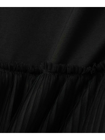 【MOGA Collection】【Lサイズ】MOGA Collection　コンパクトポンチフリルブラウス 詳細画像 ブラック 5