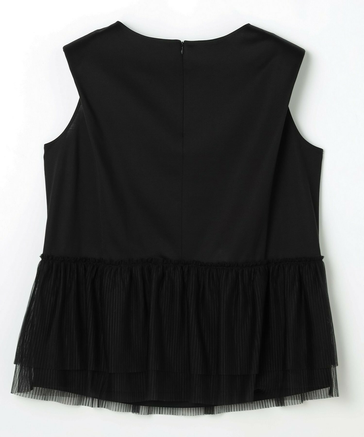 【MOGA Collection】【Lサイズ】MOGA Collection　コンパクトポンチフリルブラウス 詳細画像 ブラック 1