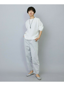 【MOGA】【Lサイズ】ワッシャーカールマイヤーブラウス 詳細画像 ホワイト 11