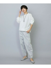 【MOGA】【Lサイズ】ワッシャーカールマイヤーブラウス 詳細画像 ホワイト 12