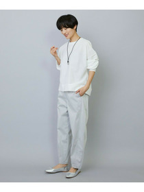 【MOGA】【Lサイズ】ワッシャーカールマイヤーブラウス 詳細画像 ホワイト 13