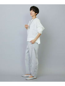 【MOGA】【Lサイズ】ワッシャーカールマイヤーブラウス 詳細画像 ホワイト 18