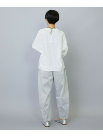 【MOGA】【Lサイズ】ワッシャーカールマイヤーブラウス 詳細画像 ホワイト 20