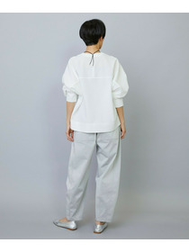 【MOGA】【Lサイズ】ワッシャーカールマイヤーブラウス 詳細画像 ホワイト 21