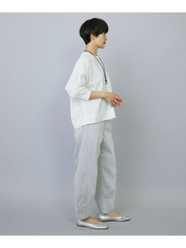 【MOGA】【Lサイズ】ワッシャーカールマイヤーブラウス 詳細画像 ホワイト 22