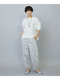 【MOGA】【Lサイズ】ワッシャーカールマイヤーブラウス 詳細画像 ホワイト 25