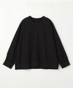 【MOGA】【Lサイズ】ワッシャーカールマイヤーブラウス 詳細画像 ブラック 1