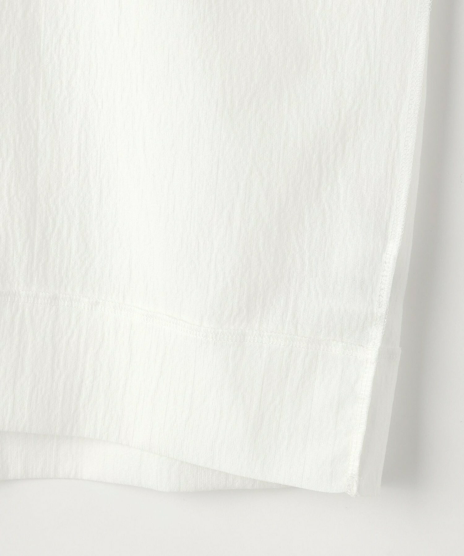 【MOGA】【Lサイズ】ワッシャーカールマイヤーブラウス 詳細画像 ホワイト 5