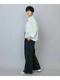 【MOGA】【Lサイズ】スタイリスト戸野塚かおるコラボ ドライリネンストレッチストレートパンツ 詳細画像 キナリ 12