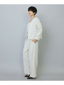 【MOGA】【Lサイズ】スタイリスト戸野塚かおるコラボ ドライリネンストレッチストレートパンツ 詳細画像 キナリ 19