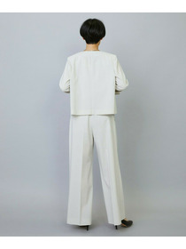 【MOGA】【Lサイズ】スタイリスト戸野塚かおるコラボ ドライリネンストレッチストレートパンツ 詳細画像 キナリ 21