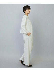 【MOGA】【Lサイズ】スタイリスト戸野塚かおるコラボ ドライリネンストレッチストレートパンツ 詳細画像 キナリ 23