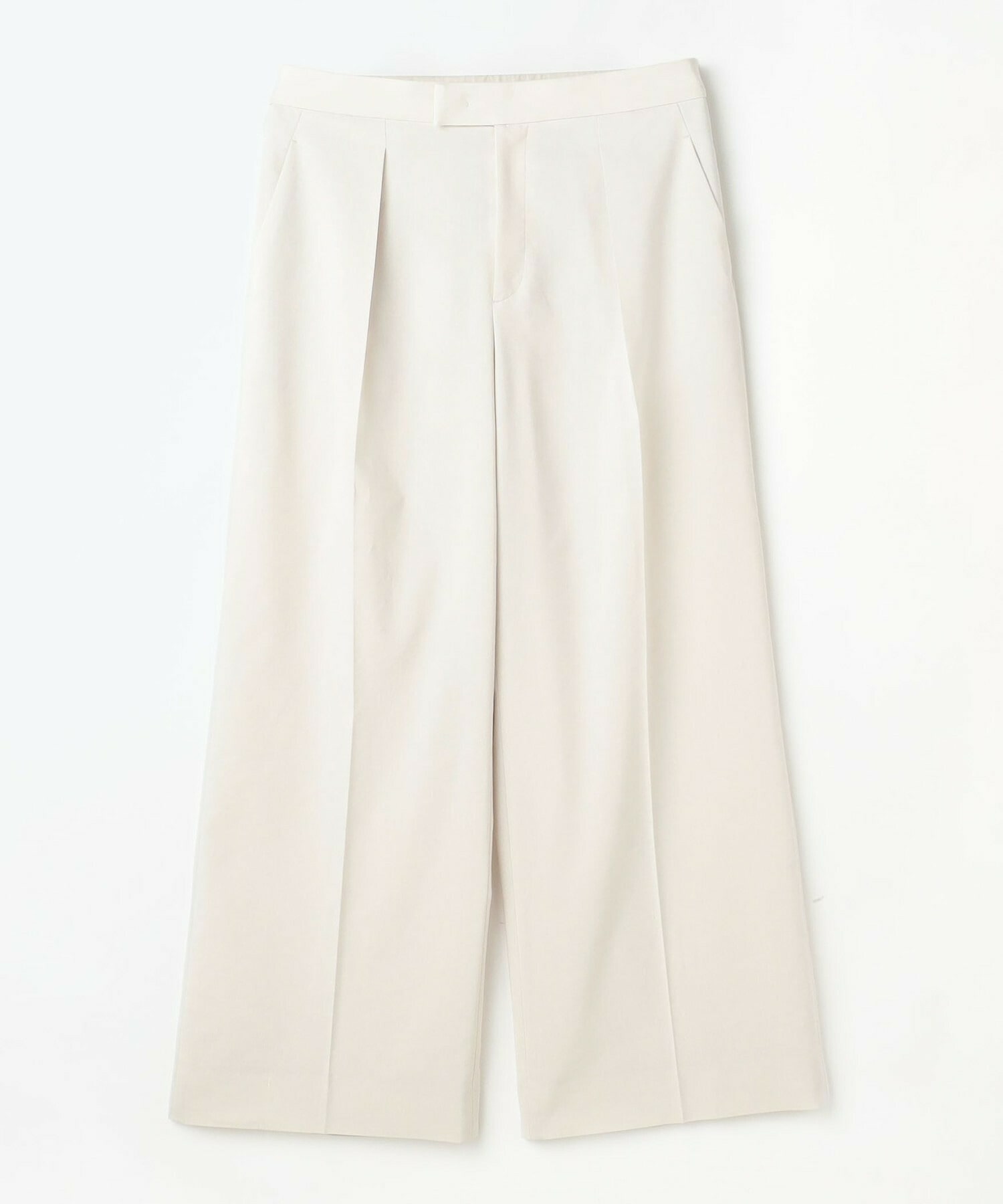 【MOGA】【Lサイズ】スタイリスト戸野塚かおるコラボ ドライリネンストレッチストレートパンツ 詳細画像 キナリ 1