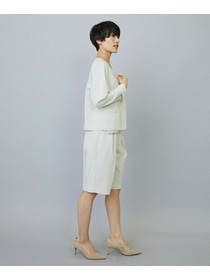 【MOGA】【Lサイズ】スタイリスト戸野塚かおるコラボ ドライリネンストレッチショートパンツ 詳細画像 キナリ 15