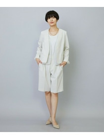 【MOGA】【Lサイズ】スタイリスト戸野塚かおるコラボ ドライリネンストレッチショートパンツ 詳細画像 キナリ 7