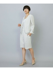 【MOGA】【Lサイズ】スタイリスト戸野塚かおるコラボ ドライリネンストレッチショートパンツ 詳細画像 キナリ 9