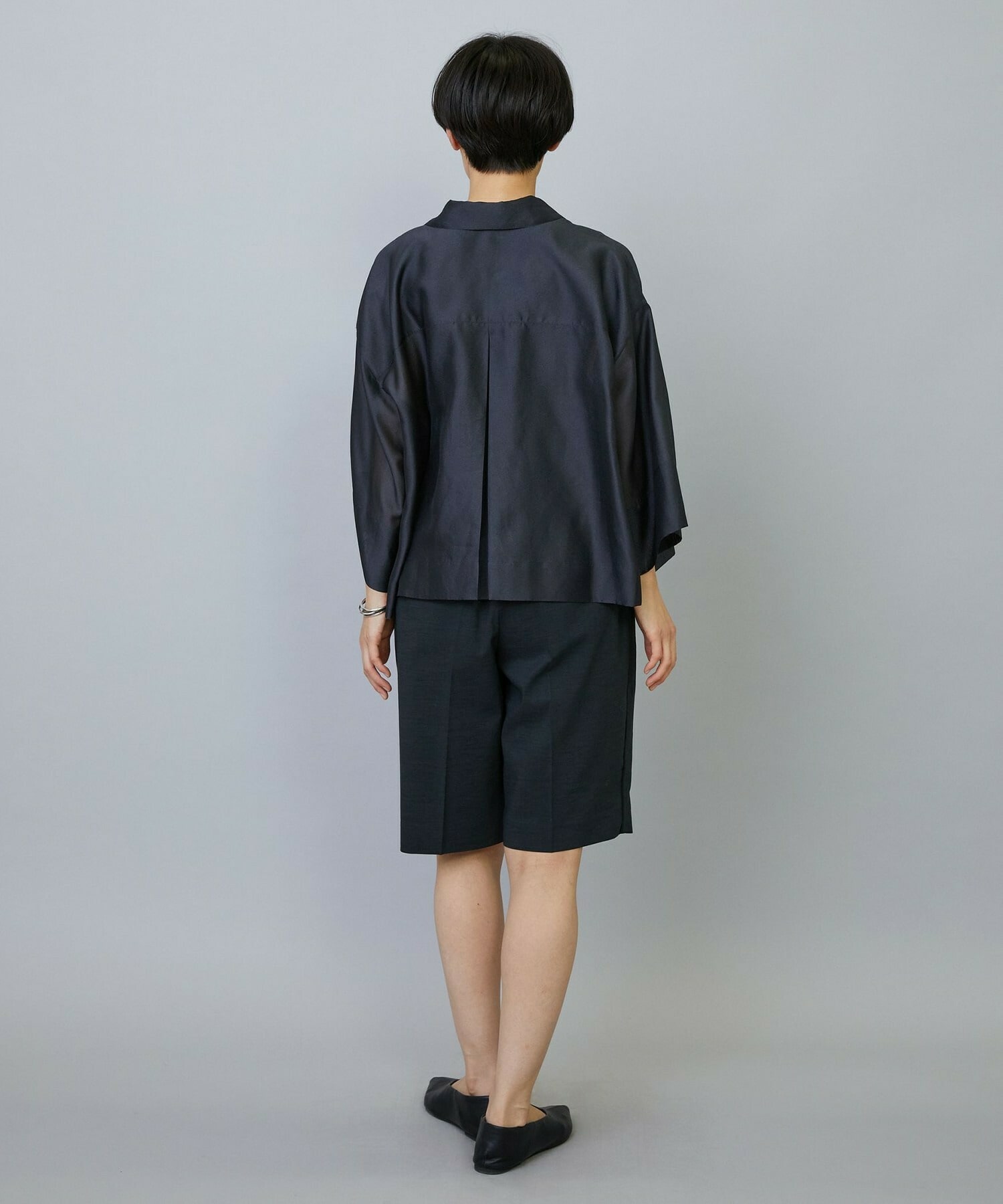 【MOGA】【Lサイズ】スタイリスト戸野塚かおるコラボ ドライリネンストレッチショートパンツ 詳細画像 キナリ 22