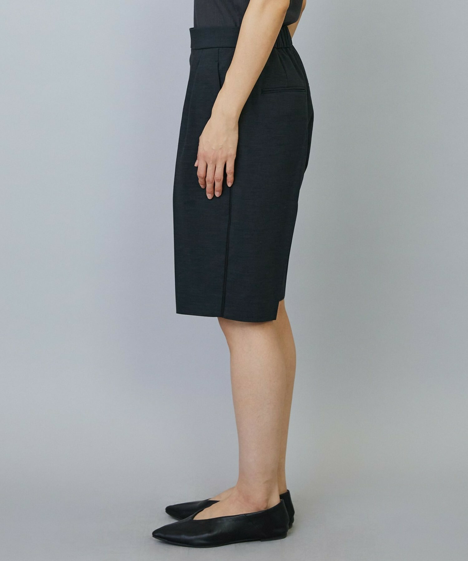 【MOGA】【Lサイズ】スタイリスト戸野塚かおるコラボ ドライリネンストレッチショートパンツ 詳細画像 キナリ 26