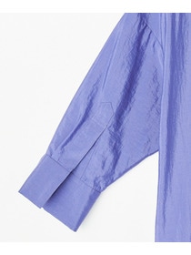 【MOGA】【Lサイズ】ナイロンクロスVネックワンピース 詳細画像 パープル 2