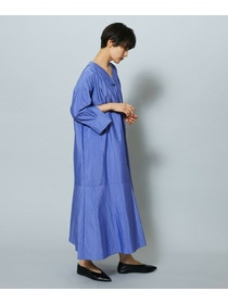 【MOGA】【Lサイズ】ナイロンクロスVネックワンピース 詳細画像 パープル 22