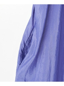 【MOGA】【Lサイズ】ナイロンクロスVネックワンピース 詳細画像 パープル 3