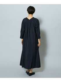 【MOGA】【Lサイズ】ナイロンクロスVネックワンピース 詳細画像 パープル 9