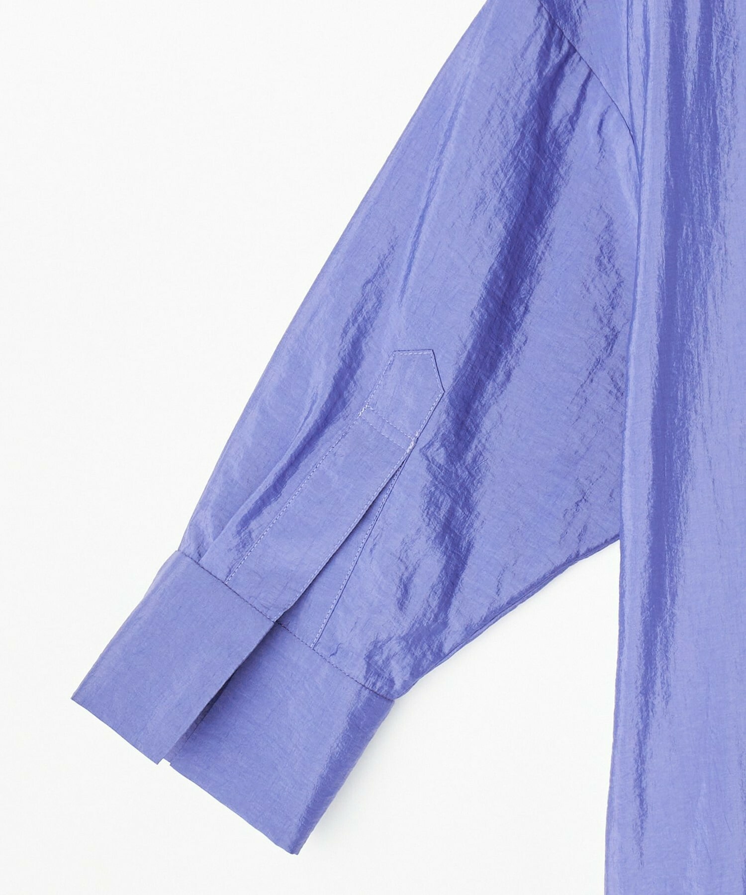 【MOGA】【Lサイズ】ナイロンクロスVネックワンピース 詳細画像 パープル 2