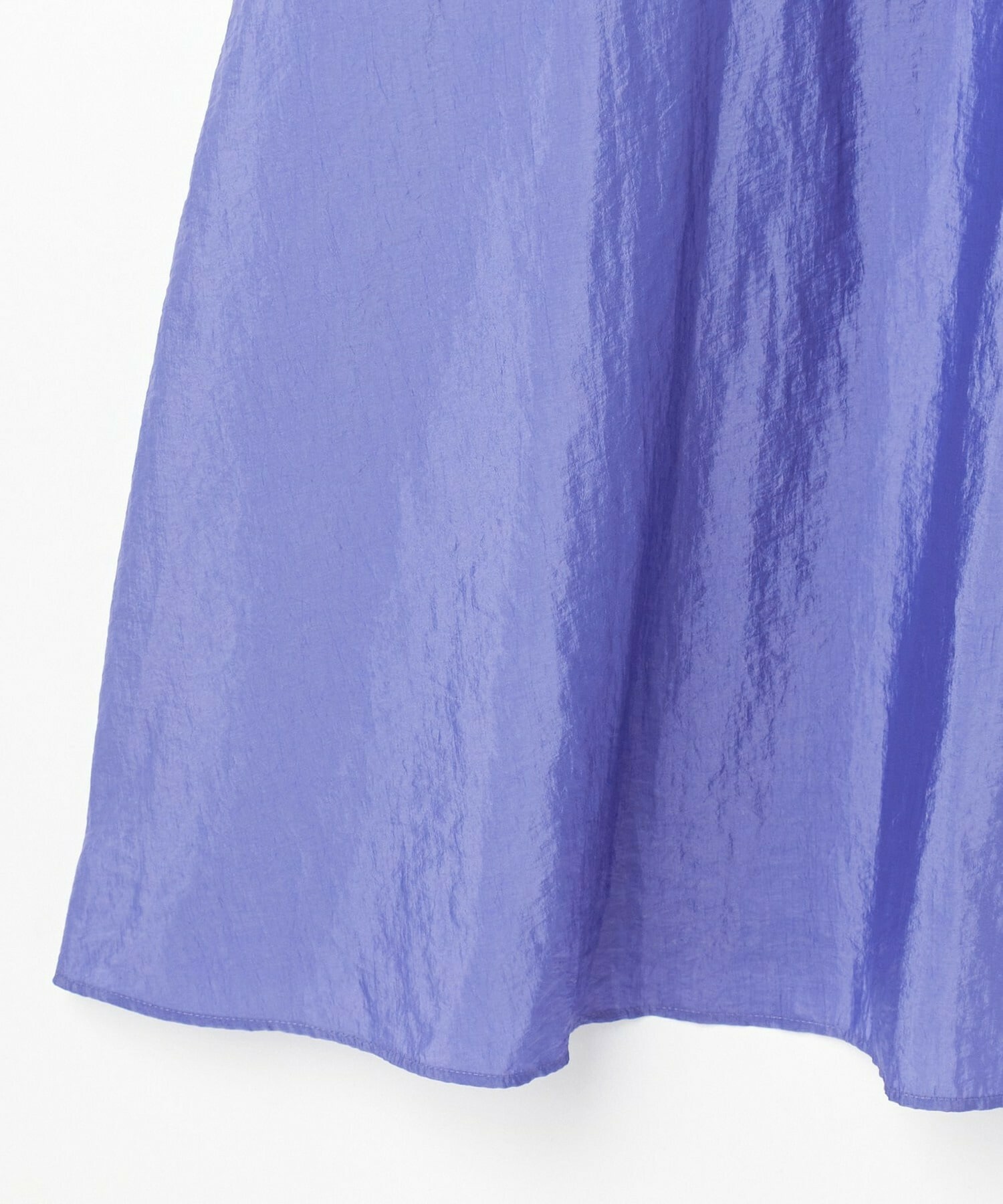 【MOGA】【Lサイズ】ナイロンクロスVネックワンピース 詳細画像 パープル 4