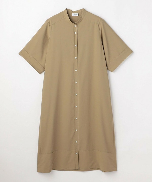 【Lサイズ】ブロードエアフローハーフスリーブシャツワンピース【Lサイズ】ブロードエアフローハーフスリーブシャツワンピース