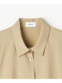 【MOGA】【Lサイズ】ドライトロドルマンシャツ 詳細画像 ベージュ 1