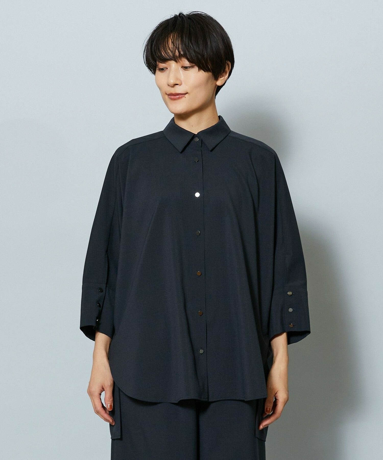 【MOGA】【Lサイズ】ドライトロドルマンシャツ 詳細画像 ベージュ 24