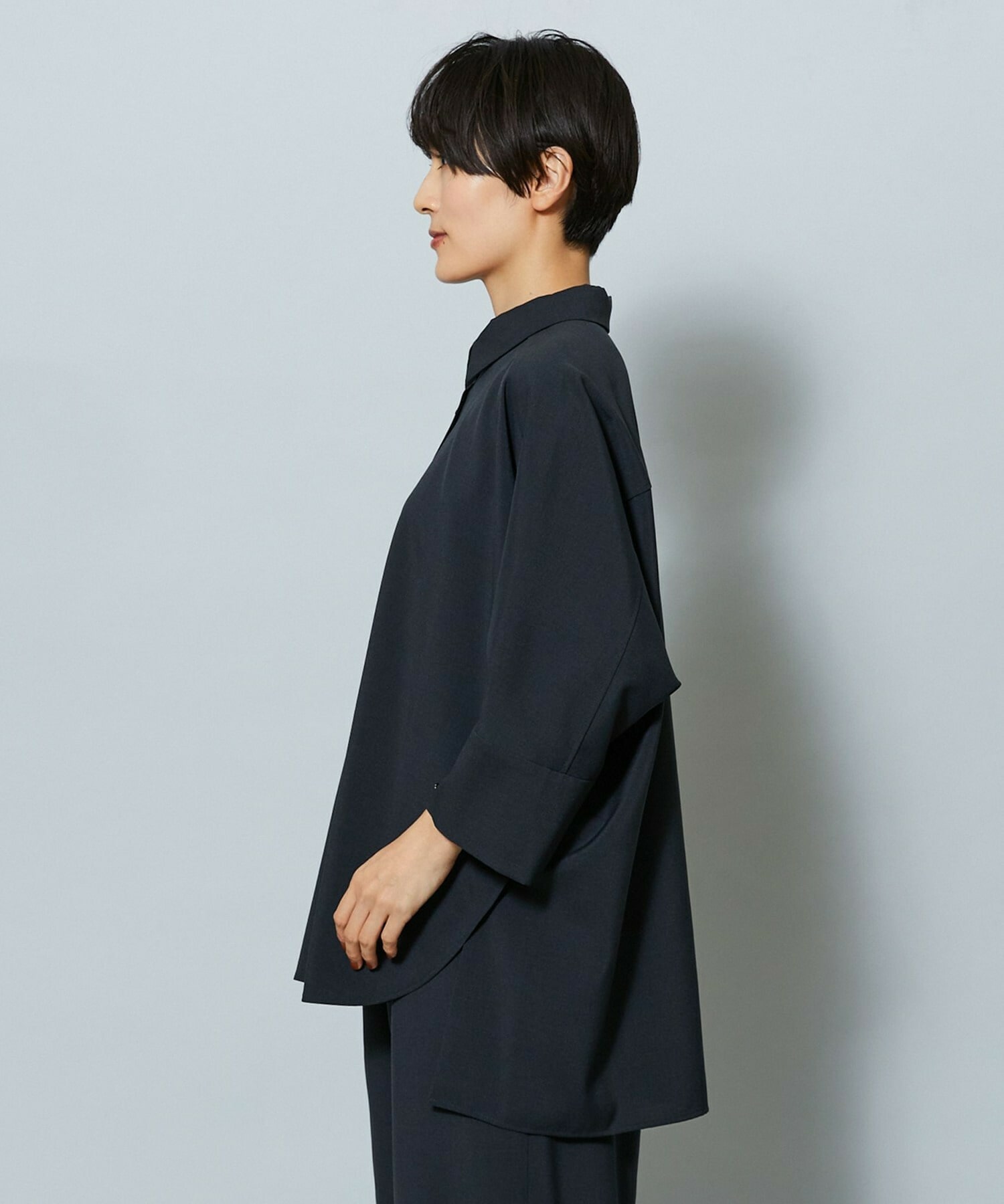 【MOGA】【Lサイズ】ドライトロドルマンシャツ 詳細画像 ベージュ 25