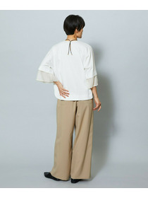 【MOGA】【Lサイズ】ドライトロワイドイージーパンツ 詳細画像 ベージュ 15