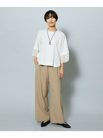 【MOGA】【Lサイズ】ドライトロワイドイージーパンツ 詳細画像 ベージュ 16