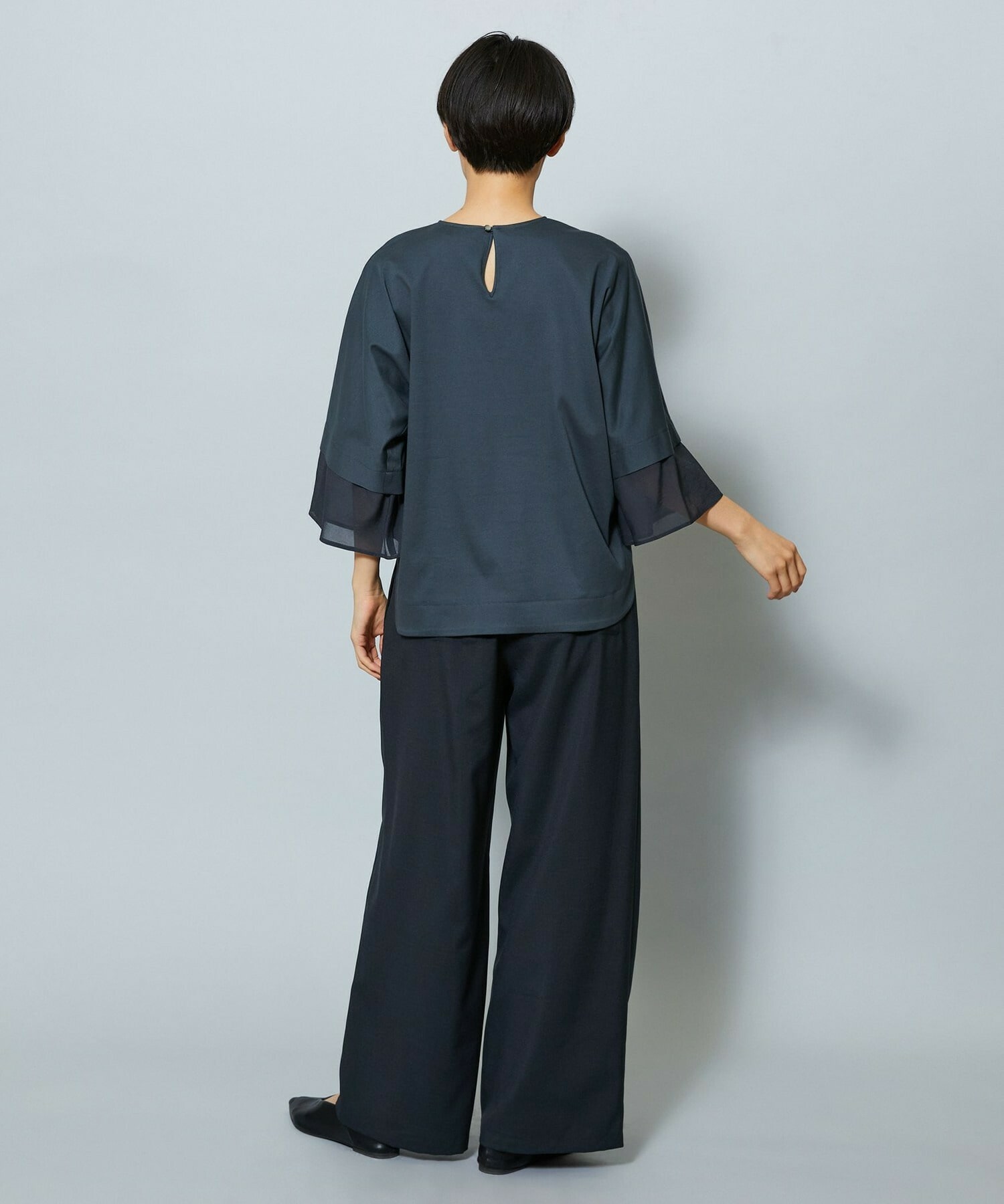 【MOGA】【Lサイズ】ドライトロワイドイージーパンツ 詳細画像 ベージュ 23