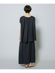 【MOGA】【Lサイズ】37.5ナイロンストレッチコクーンスカート 詳細画像 ブラック 15