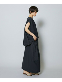 【MOGA】【Lサイズ】37.5ナイロンストレッチコクーンスカート 詳細画像 ブラック 17