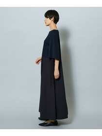 【MOGA】【Lサイズ】R/Nジャージードッキングフレアーワンピース 詳細画像 チャコール 20